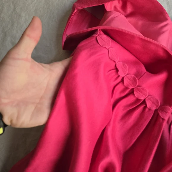 Draper James Red V-Neck Sleeveless Mini Dress - Picture 14 of 16